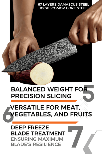 Chef's Knife | Vanguard Series | 8 Inches - Cuttana